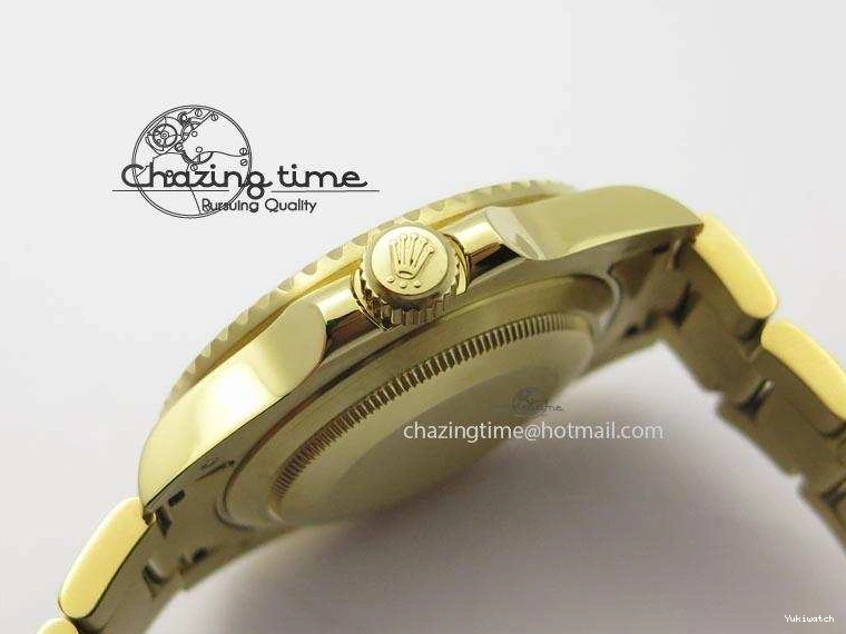 Blue Best ETA2836 BP Submariner Gold Dial Swiss Full Edition 0410